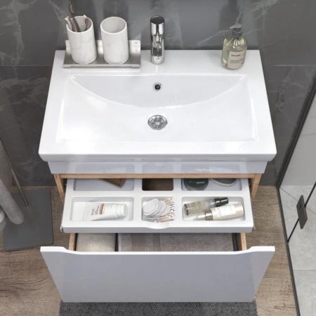 Тумба под раковину подвесная VIGO Grani 165 дуб золотой, 70 см, артикул 165 дуб золотой