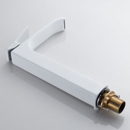 Смеситель для раковины высокий Shevanik S4011C, белый