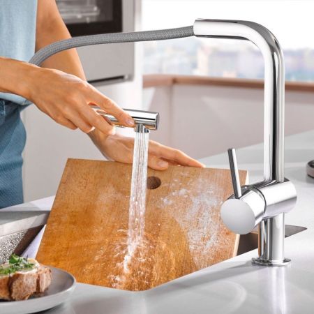 Смеситель для кухни GROHE Minta, хром (30274000), артикул 30274000