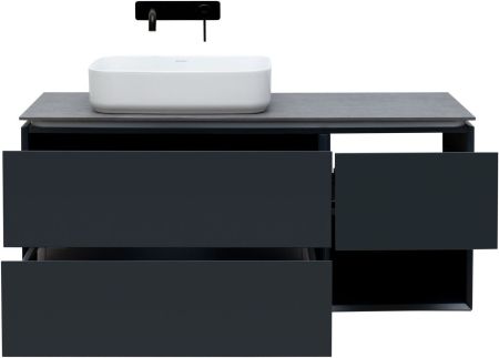 Тумба под раковину Allen Brau Infinity 120 1.21005.AM L антрацит матовый, артикул 1.21005.AM