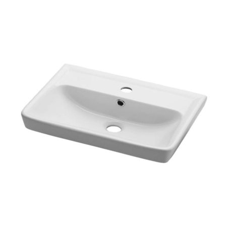 Тумба с раковиной подвесная/напольная Dreja Mini 60 см, белый, артикул 99-0202-com