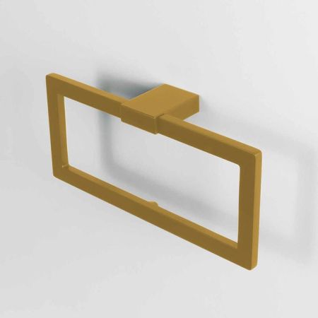 Colombo MiniQ Полотенцедержатель кольцо, цвет: золото матовое, артикул B5031.OM