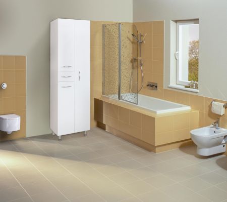 Кран смывной КРС-20-04 с мет. трубой КНОПКА (Тула)