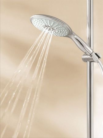 Душевой гарнитур GROHE Power&Soul 160 (ручной душ, штанга 900 мм, шланг 1750 мм) с ограничением расхода воды, хром (27750000), артикул 27750000