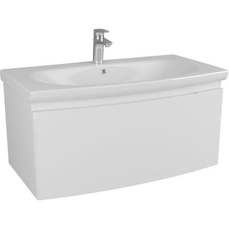 Тумба под раковину Owl 1975 Gotland 90 tiffani OW010030 подвесная Белая, артикул OW010030