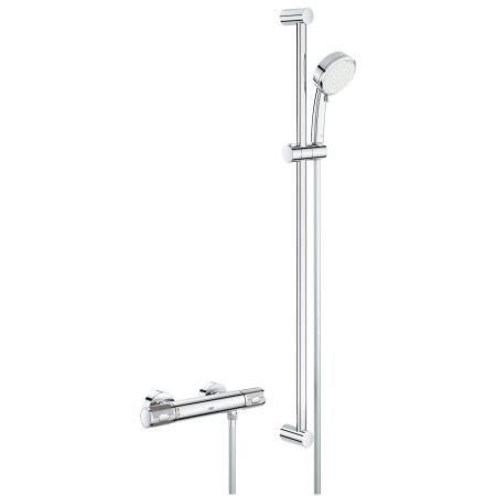 Термостат для душа GROHE Grohtherm 1000 Performance + Душевой гарнитур Tempesta Cosmopolitan 100, хром (34784000), артикул 34784000