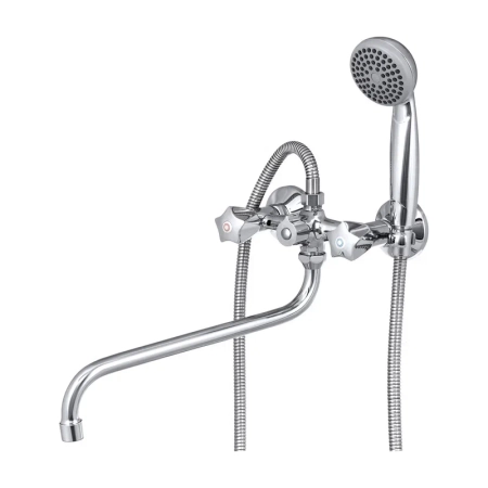 Смеситель для ванны Славен СЛ-ДВ-Е31, хром, артикул СЛ-ДВ-Е31