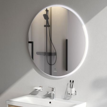 M85MOX40801S X-Joy Зеркало круг с интерьерной Led подсветкой, ИК-сенсорром, 80 см, артикул M85MOX40801S