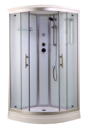 Душевая кабина Timo Standart Silver Fabric T-6601SF, 100x100x220, артикул T-6601SF