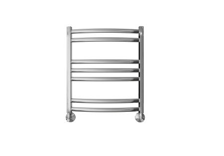 Полотенцесушитель водяной Aquatek (Акватек) Лугано П7 500х600 мм, подключение нижнее/диагональное, сверхпрочная пищевая нержавеющая сталь AISI 304L, гарантия 10 лет, артикул AQ DOC0760CH