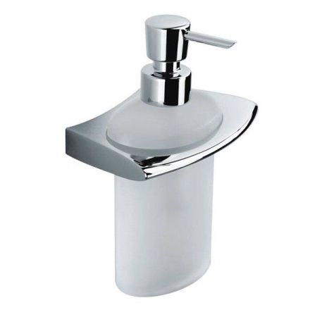 Colombo Land Дозатор для жидкого мыла, цвет: хром/матовое стекло, артикул B9318.CR-VAN