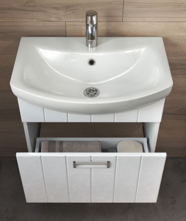 Тумба с раковиной подвесная VIGO Diana tp.DIA.PAL.60.1Y, 60 см, артикул tp.DIA.PAL.60.1Y-com