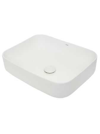 AQM5010 Раковина накладная прямоугольная, цвет белый матовый. 500x390x140, артикул AQM5010MW