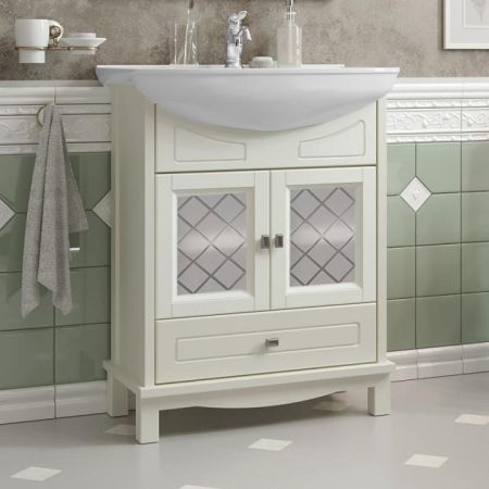 Зеркало Омега 65 Opadiris Слоновая кость