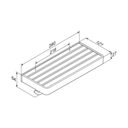 DA77341900 Jupiter Двойной держатель для туалетной бумаги, артикул DA77341900