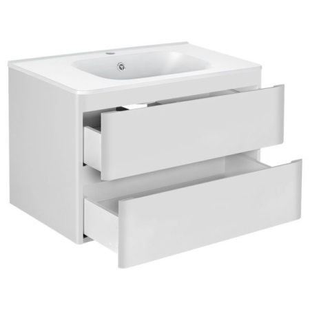 Тумба под раковину Vincea Vico VMC-2V800GW подвесная G.White, артикул VMC-2V800GW