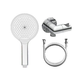 Лейка для душа с держателем (с подключением шланга) и шлангом Raglo R476.42, хром