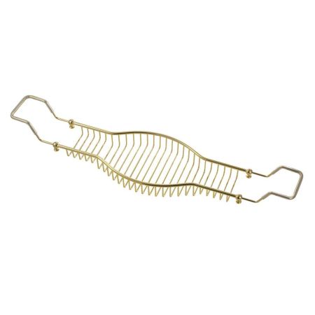 COMPLEMENTI Полка-решётка на ванну овальная, золото, артикул 22012