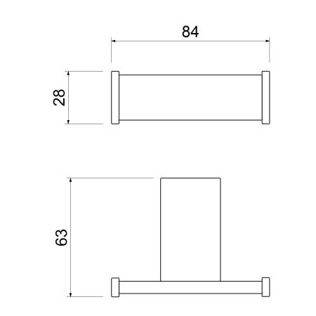 Крючок двойной Timo Torne 43012/17 золото матовое, артикул 43012/17