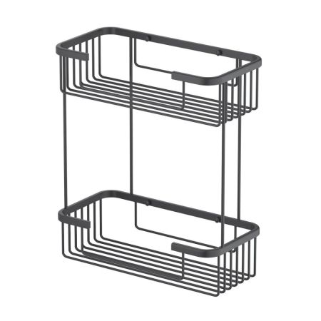Полка двойная Timo Saona черный (13083/03), артикул 13083/03