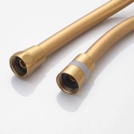 Шланг для душа Shevanik SE58-15 (150 см), золотой сатин