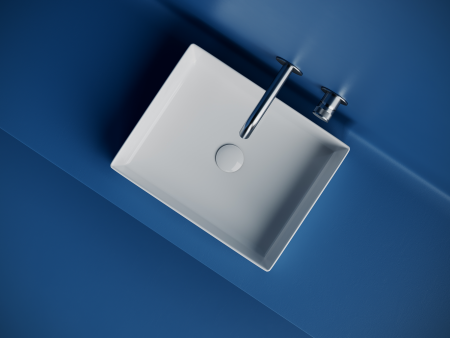 Раковина накладная прямоугольная Элемент (Element) 361x471x130, цвет белый, арт.CN6069, артикул CN6069