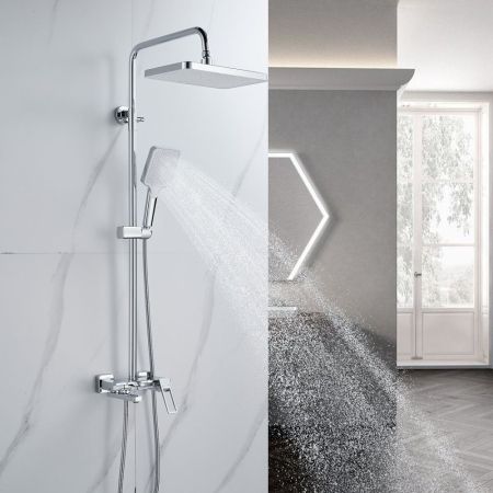 Душевая система Shevanik S6826, хром