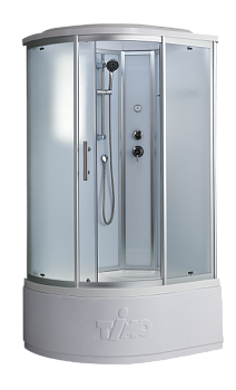 Душевая кабина Timo Standart Silver Fabric T-6610SR, 110x85x220