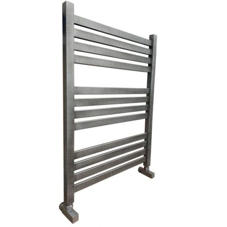 Водяной полотенцесушитель Ника Modern ЛМ 6 80x50 Matt antique silver 12 перекладин, артикул ЛМ-6 80x50 matt antique silver