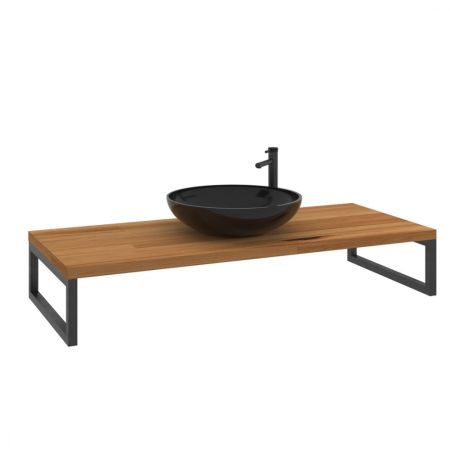 Консоль под раковину ORKA Kestel 120 подвесная, дуб, артикул 3001043