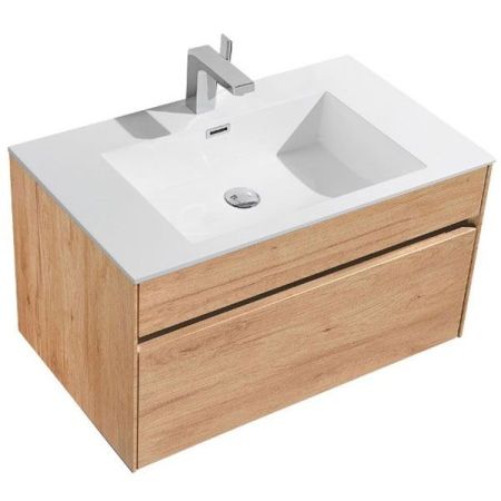 Тумба под раковину Vincea Chiara VMC-1C800YO подвесная Y.Oak, артикул VMC-1C800YO