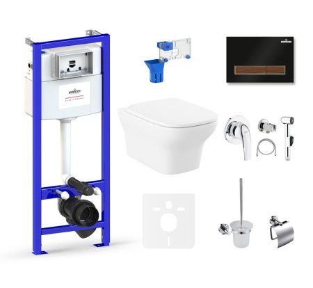 Комплект 10 в 1 Lavinia Boho Bristol Rimless 75110692, премиум с пластиковой клавишей