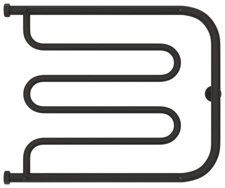 Полотенцесушитель водяной "Лира+" 2П 500х650 Н. Г. 1" (МУАР Темный Титан), артикул 15-4012-5065