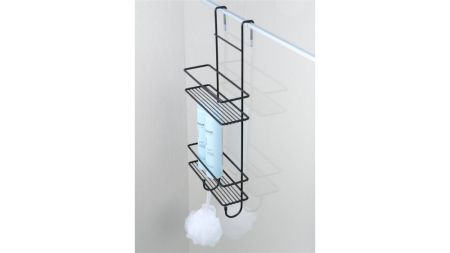 Полка Fixsen для душевой кабины двухэтажная черная (FX-740B-2), артикул FX-740B-2