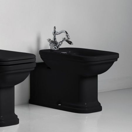 KERASAN Крепление вертикальное для напольных унитазов/биде, цвет хром