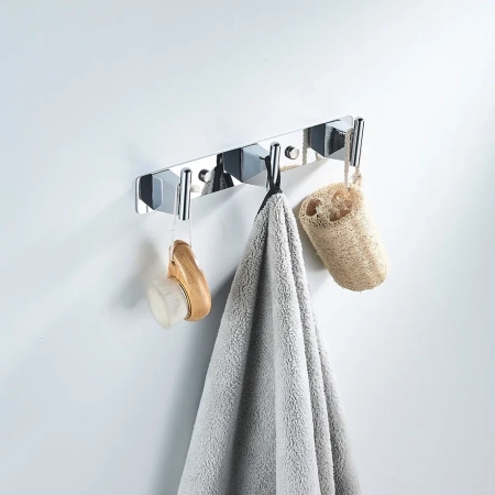 Планка с 3 крючками Shevanik SG5731, хром