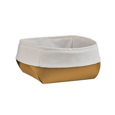 ADJ Корзина для хлеба, 15x15xH7 см., цвет: горчичный/оливковый, артикул 0039.40/55