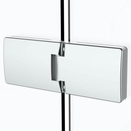 Душевой уголок Black&White Stellar Wind S701-900x900 радиальный профиль Серебристый хром стекло прозрачное, артикул 7019090