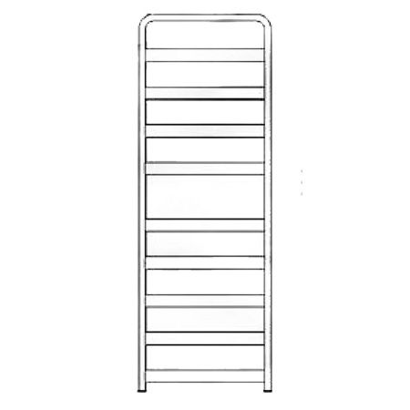 Водяной полотенцесушитель Grota Solido 527х1500 Хром