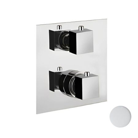 Смеситель для душа встраиваемый с термостатом Webert Pegaso PE970902740, белый