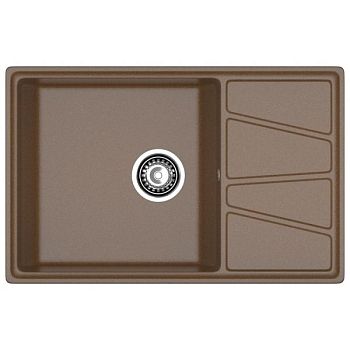 Кухонная мойка GranFest VERTEX 780L, терракот