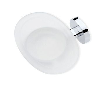 Stil Haus Diana, настенная стеклянная мыльница, цвет хром