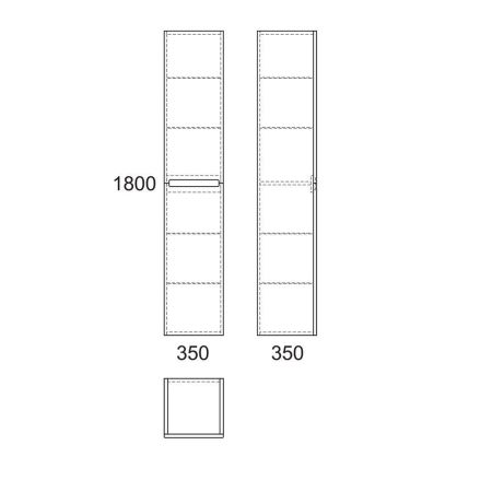 Пенал Nyborg 35, белый, артикул OW06.04.00