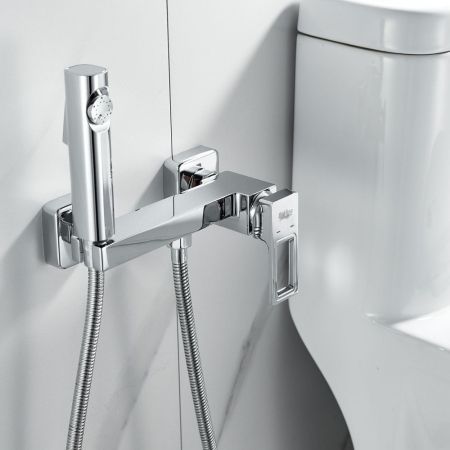 Гигиенический душ со смесителем Raffine F0596-1, хром