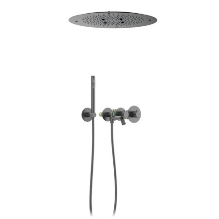 Душевая система встроенная с термостатом Timo Saona черное золото (SX-2358/18SM), артикул SX-2358/18SM