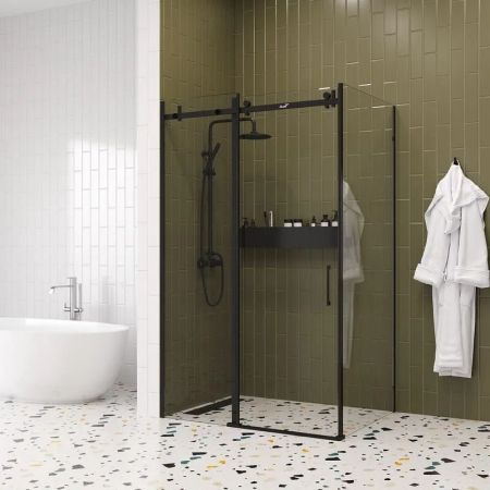 Ограждение CEZARES120B душевое Cerutti SPA без поддона (90x120x195)