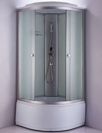 Душевая кабина Niagara NG-2309 100x100 стекло матовое задние стенки Белые, артикул 23091424