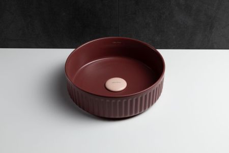 Раковина накладная Allen Brau Fantasy Line 36 4.11032.BD бордо, артикул 4.11032.BD