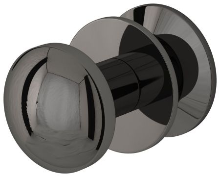 Крючок, Сунержа, СФЕРА, одинарный, ширина, мм-34, глубина, мм-49, высота, мм-34, тип установки-между перемычками полотенцесушителя, для водяных и электрических моделей, материал-нержавеющая сталь, крепления в комплекте, цвет-чёрный хром, артикул 01-2010-0001