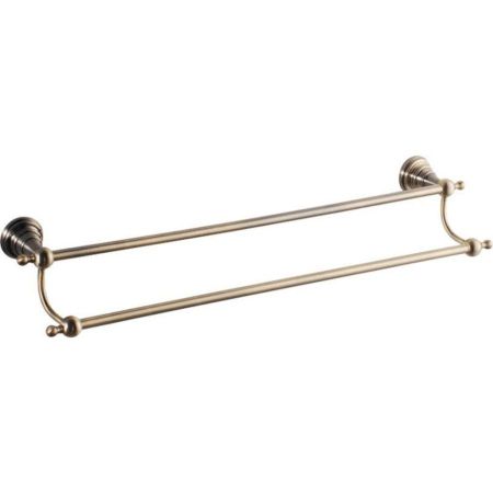Полотенцедержатель DIAMOND двойной 600 мм, бронза, Sapho, артикул 1318-11